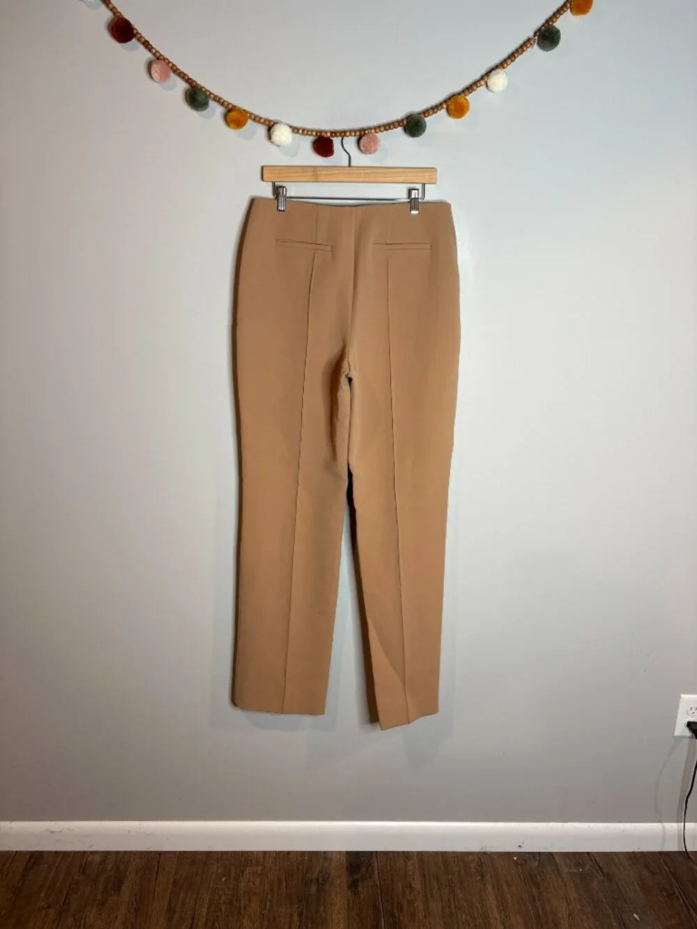 Diane Von Furstenberg tan khaki dress pants - Picture 4 of 5